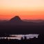 Mount Tinbeerwah sunset with lake landscape photograph 5
