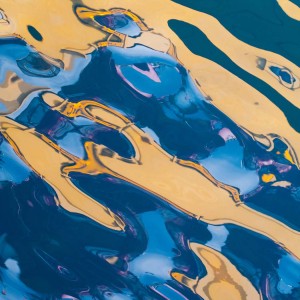 Light and water ripples fine art abstract reflection