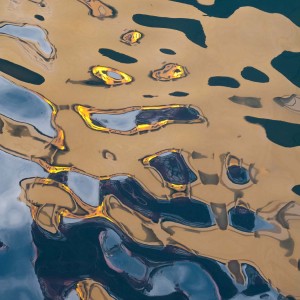 Light and water ripples fine art abstract reflection