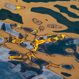 Light and water ripples fine art abstract reflection