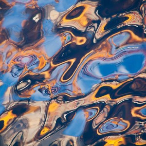 Light and water ripples fine art abstract reflection