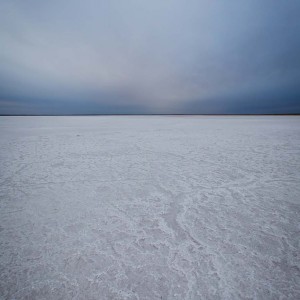 Salt and clouds at Lake Eyre South Australia