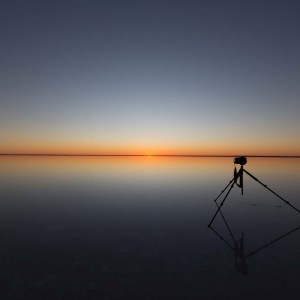 The moment the sun appears above the horizon