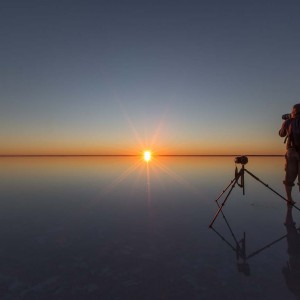 Lake Eyre sunrise photographic shoot